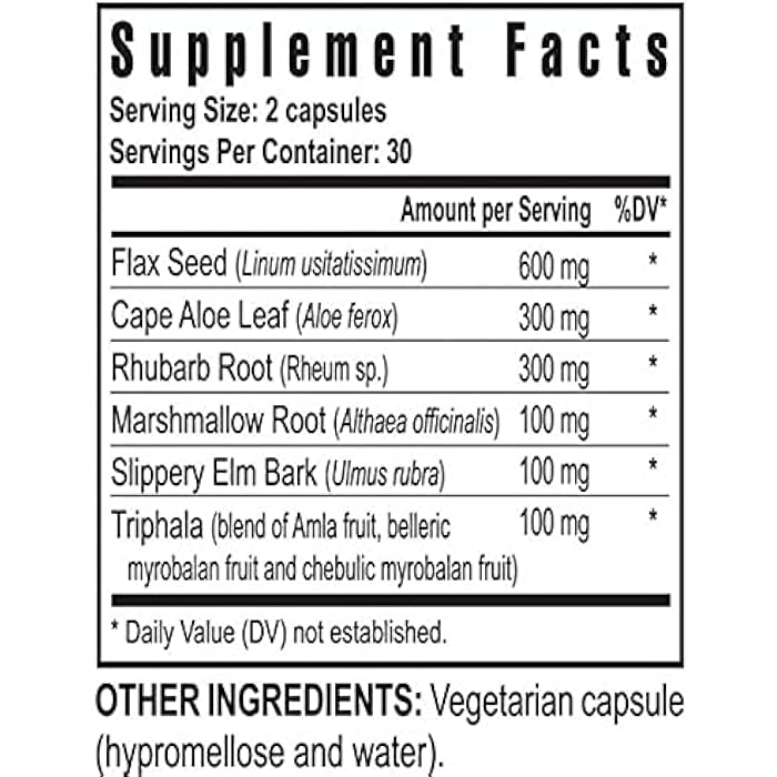 Youngevity Slender Fx™ Cleanse Fx™ - Super Colon Cleanse 15 Day - Natural Herb Blend - Flax Seed, Cape Aloe, Rhubarb Root, Triphala, Slippery Elm, Marshmallow Root - 60 Capsules - Image 4