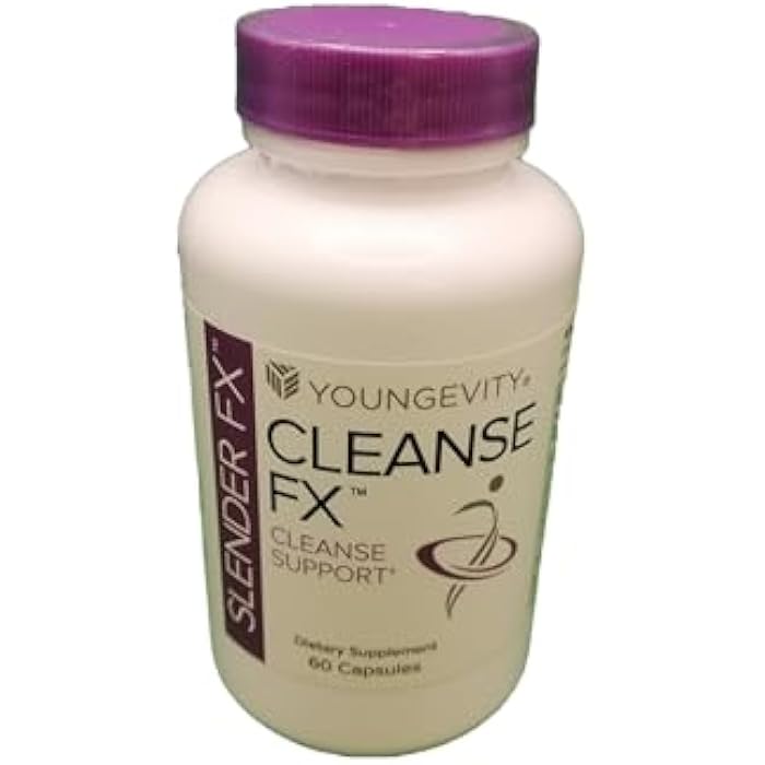 Youngevity Slender Fx™ Cleanse Fx™ - Super Colon Cleanse 15 Day - Natural Herb Blend - Flax Seed, Cape Aloe, Rhubarb Root, Triphala, Slippery Elm, Marshmallow Root - 60 Capsules - Image 1