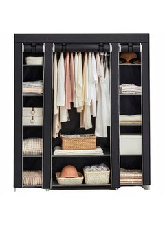 Cady One Foldable Fabric Wardrobe and Luggage Organizer with Hanging Rods and Clothes Rack for Storing Bags, Toys and Shoes  - Image 2