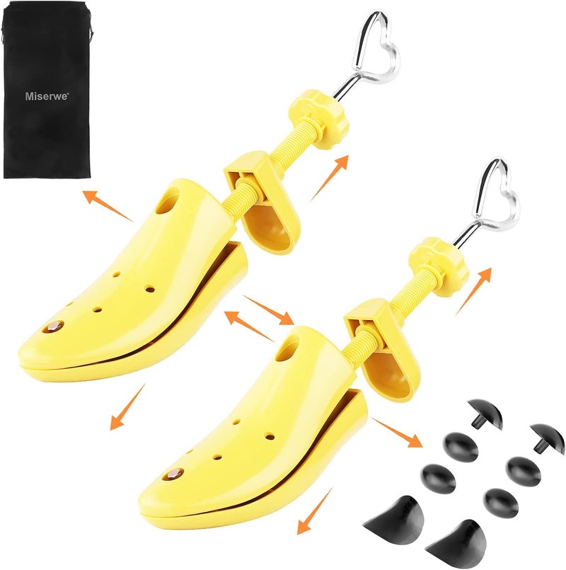 Miserwe Shoe Stretcher with Carrying Bag Professional Adjustable Shoe Stretcher for Men and Women - Image 1