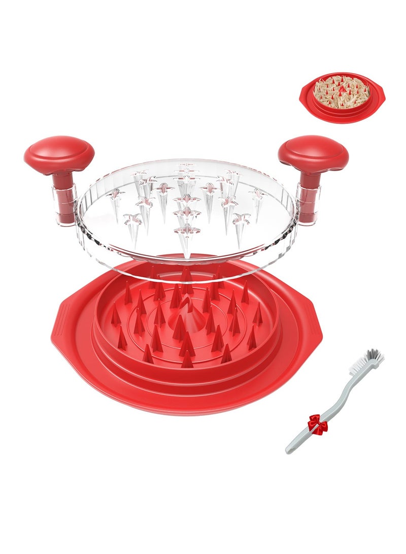 Arabest Chicken Shredder,Chicken Shredder Tool Twist,Visible Chicken  Shredder Tool,Meat Shredder for Chicken,BPA Free,Anti-Slip,Chicken Shredder Machine,Chicken Grinde - Image 1