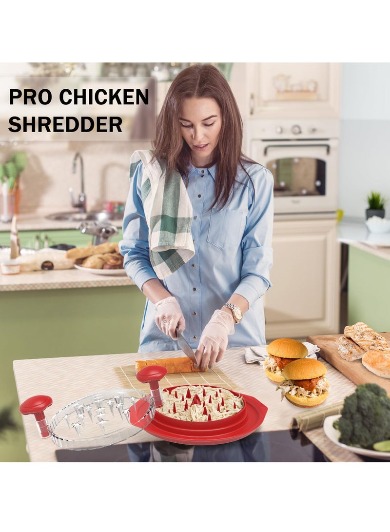 Arabest Chicken Shredder,Chicken Shredder Tool Twist,Visible Chicken  Shredder Tool,Meat Shredder for Chicken,BPA Free,Anti-Slip,Chicken Shredder Machine,Chicken Grinde - Image 5