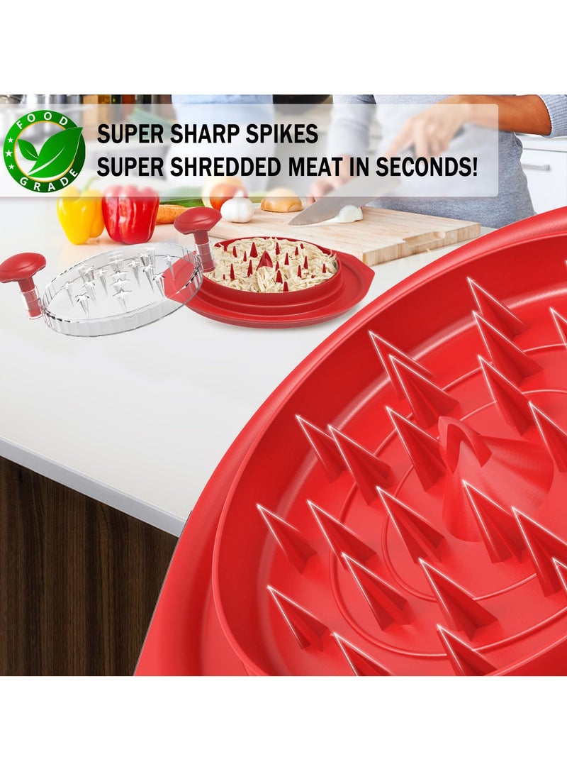 Arabest Chicken Shredder,Chicken Shredder Tool Twist,Visible Chicken  Shredder Tool,Meat Shredder for Chicken,BPA Free,Anti-Slip,Chicken Shredder Machine,Chicken Grinde - Image 4