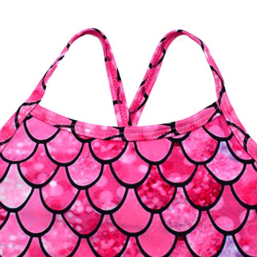 HONISEN Little Toddler Girls One Pieces Swimsuit Cute Swimwear Bathing Suits Scale 4T - Image 3