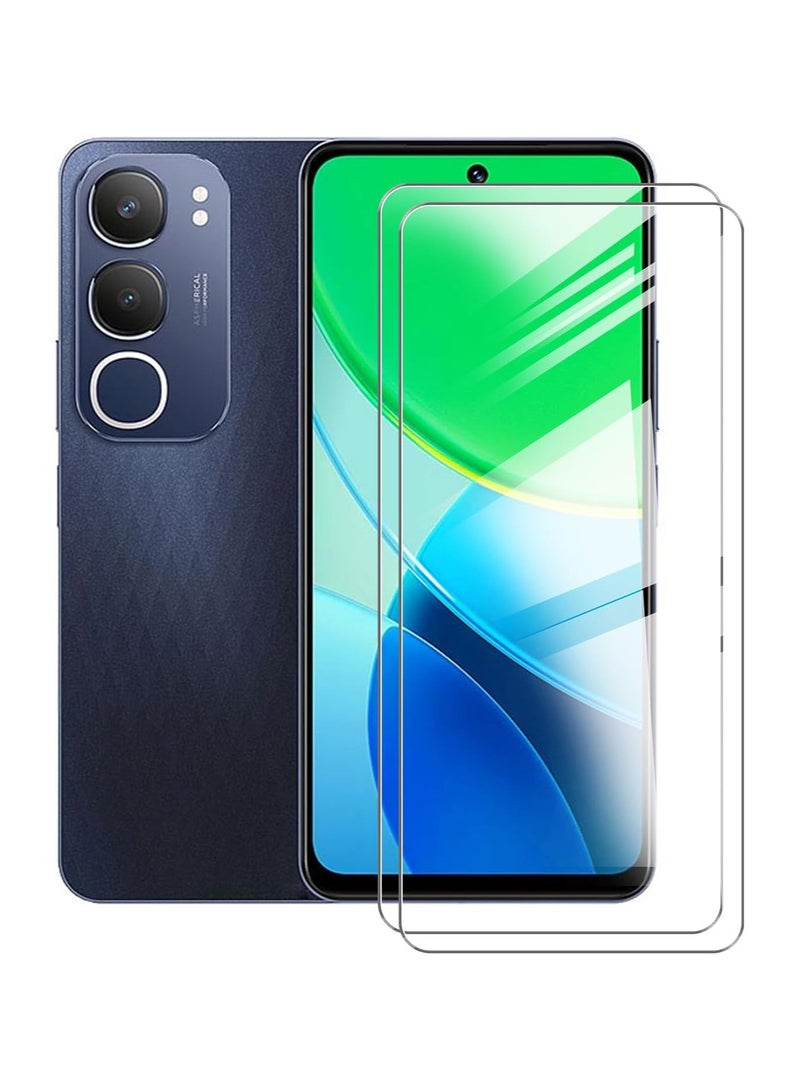 Pack of 2 Screen Protectors, 9H Tempered Glass Screen Protector for Vivo Y19S 4G