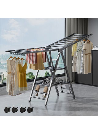 ZUCNG ZUCNG Folding Clothes Dryer Clothes Drying Rack with Shoe