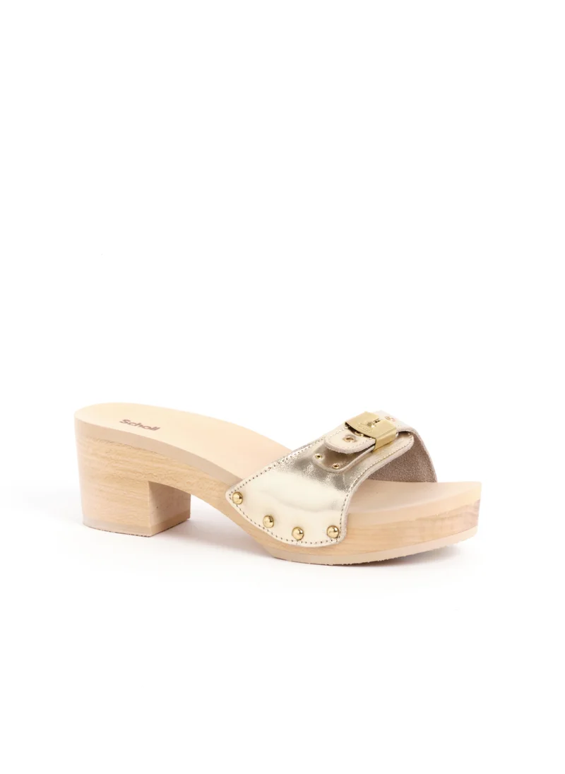 Scholl MULES LIGHT GOLD PESCURA IBIZA