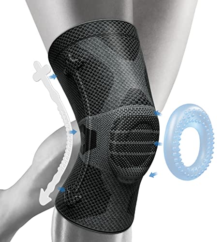 NEENCA Professional Knee Brace for Pain Relief, Medical Knee Compression Sleeve, Knee Support with Horizontal Knit Tech for Meniscus Tear, ACL, Arthritis, Joint Pain, Runner, Workout- FSA/HSA APPROVED - Image 1