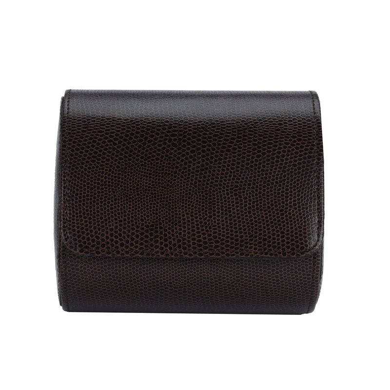 essart حافظة ساعات فاخرة – منظم ساعات للسفر – حافظة سفر لعدد 2 ساعة | صندوق هدايا محمول من جلد PU لجمع الساعات - Image 5