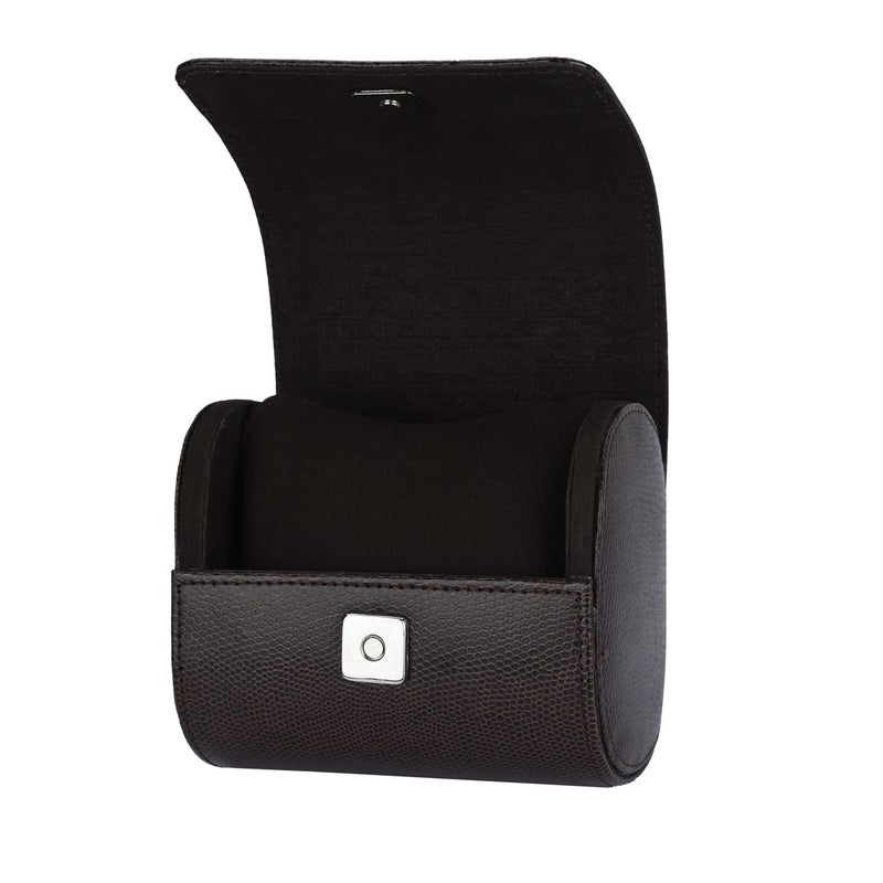 essart حافظة ساعات فاخرة – منظم ساعات للسفر – حافظة سفر لعدد 2 ساعة | صندوق هدايا محمول من جلد PU لجمع الساعات - Image 3