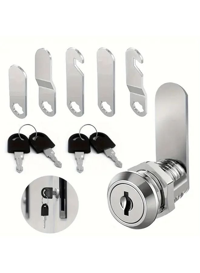 قفل كم من سبيكة الزنك، مجموعة واحدة، سهل التركيب، لخزانة Cabinet، صندوق البريد Mailbox، دروج Drawer، باب مركبة الترفيه RV Door - Image 2