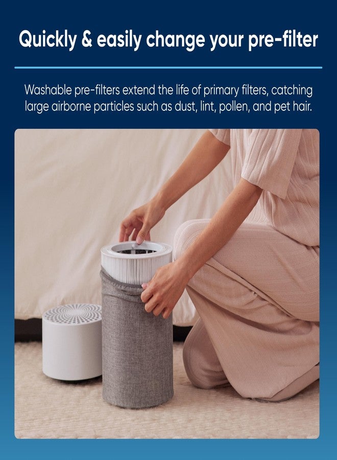 BLUEAIR Blue Pure 511 Genuine Pre-Filter, Fits Blue Pure 511 Air Purifier, Traps Pet Hair, Pollen, Dust, Vacuum Exterior, Washable Fabric, Arctic Trail - Image 5