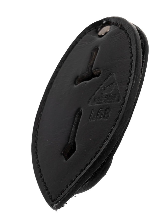 RYNO GEAR SECURITY Badge, Enameled & Plated, Pin Catch Design, 2-1/4 x 3-1/8", Nickel-Brass SHIELD BADGE (1, Brass - Leather) - Image 2