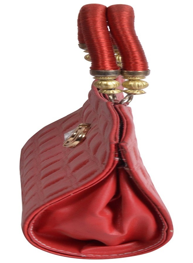Ledera Women's Handbag (Red, 306) - Image 3