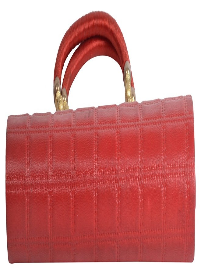 Ledera Women's Handbag (Red, 306) - Image 4
