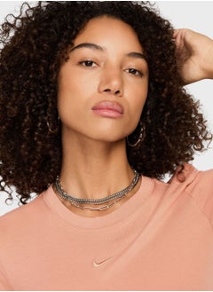 Nike Nsw Knit Mid Crop T-Shirt  - Image 3