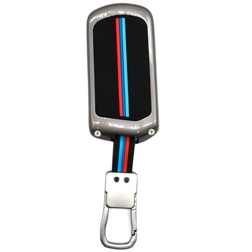 KMH Metal Car Key Cover Compatible with Mahindra Scorpio XUV 300, Marazzo, XUV 700, XUV 400 ev, Bolero, Thar Smart Keycover with Keychain 3 Buttons Smart Key Shell Case Holder Protector, Pack of 1 - Image 4
