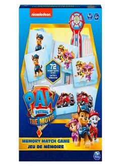 Paw Patrol The Movie Memory Matching Game | for Boys & Girls Age 4 and Above | A Fun Memory Game for Kids | Chase, Rubble, Rocky, Skye, and More
