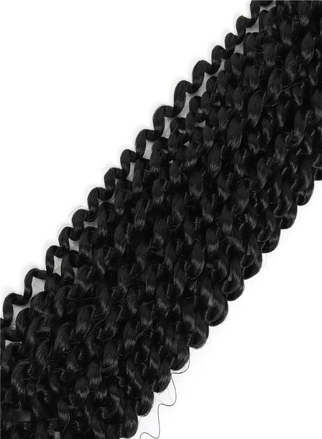 Ritzkart Synthetic Braiding Hair Extensions 18 Inch for Women – 22 Strands Premium Black Bouncy Twist Braids, Soft and Lightweight Senegalese Twist Hair Extension – Natural Look Twist Braid Hair for Protective Styling (Black) - Image 2