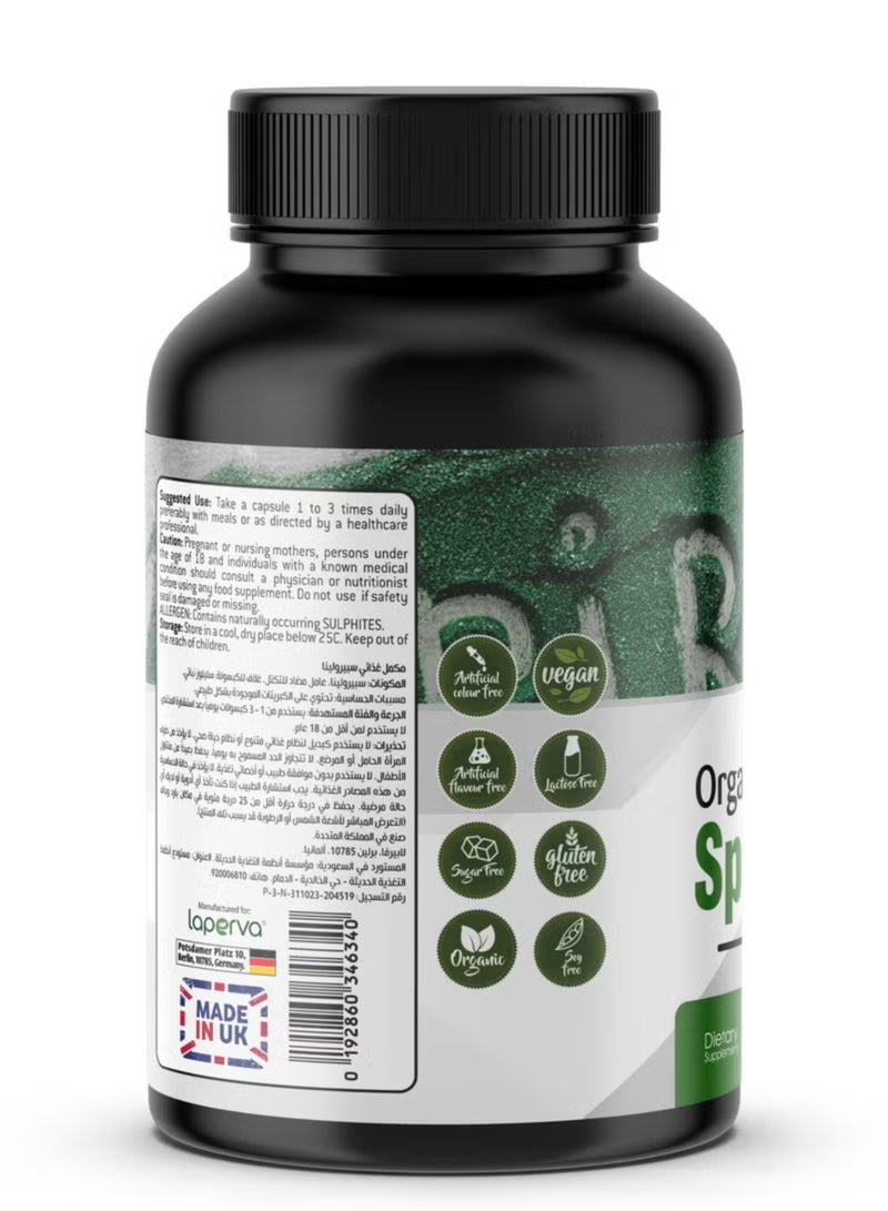 Laperva Spirulina 2000 mg Rich in vitamins and minerals  90 Veggie Capsules, Pack of 12 - Image 5