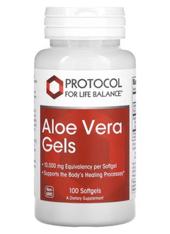 Protocol For Life Balance Aloe Vera Gels 100 mg 100 Softgels 