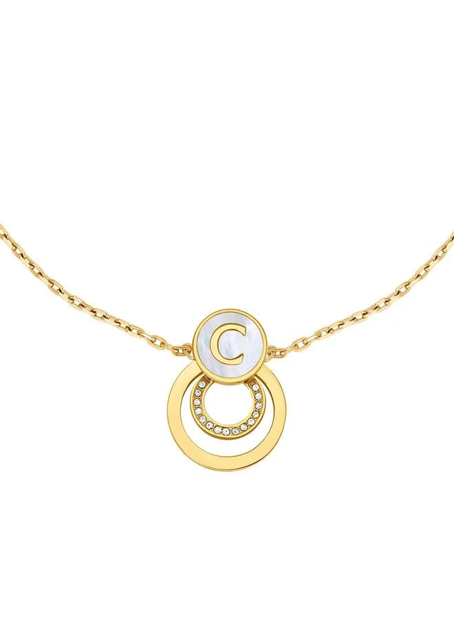 Elena Gold Plated Stainless Steel Necklace for Women 450mm