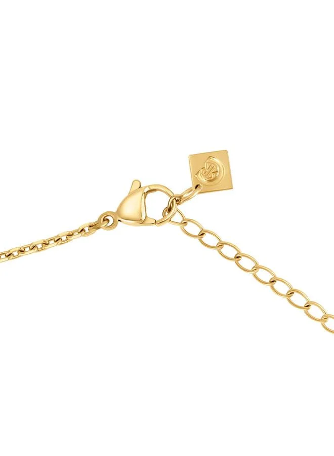CERRUTI 1881 Elena Elena Gold Plated Stainless Steel Necklace for Women 450mm for Women | Best Price UAE