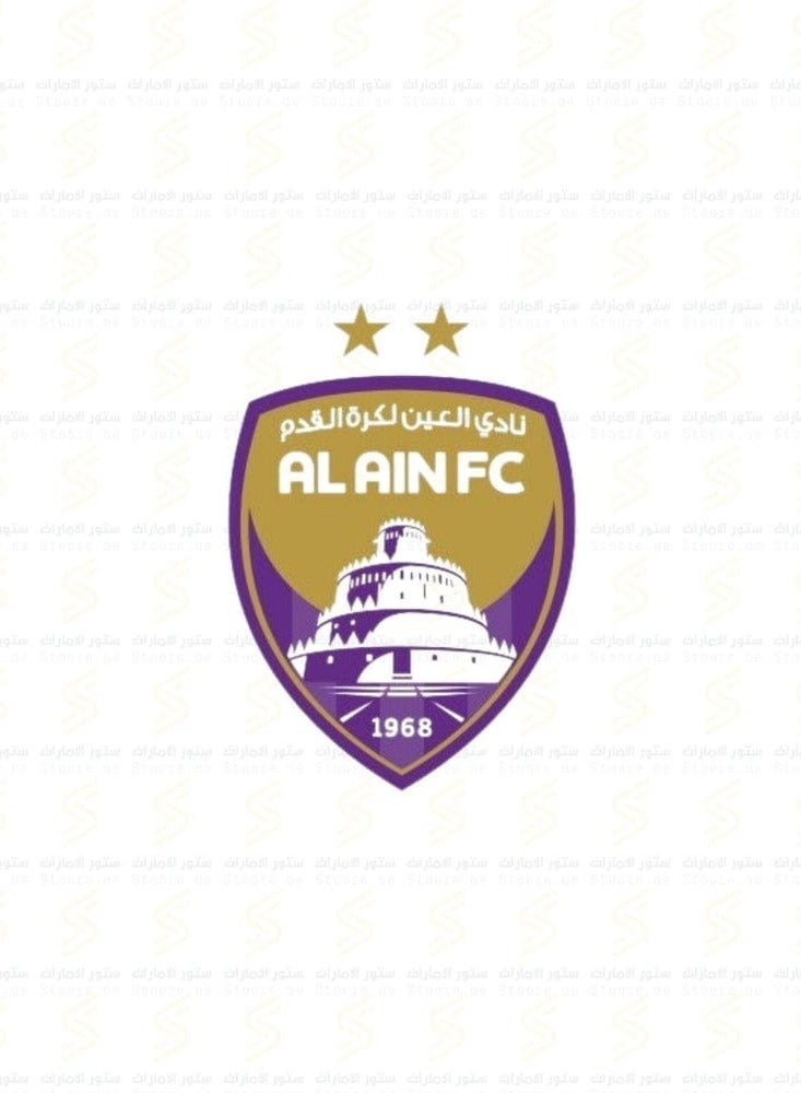 Acnor Al Ain FC Sticker – Club Emblem with 1968 Logo for Mobile, laptop, I pad, Cars, Laptops, and More - Durable & Weatherproof - Image 1