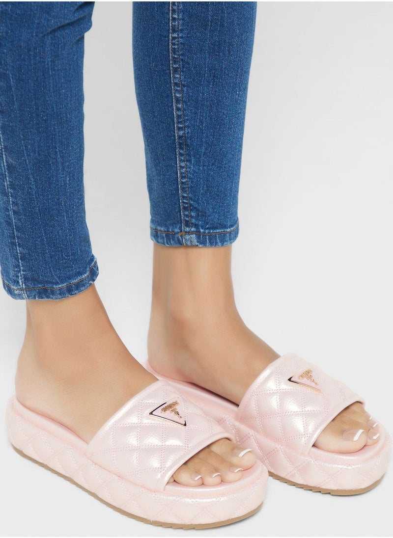 GUESS - Longo One Strap Sandals - Image 1