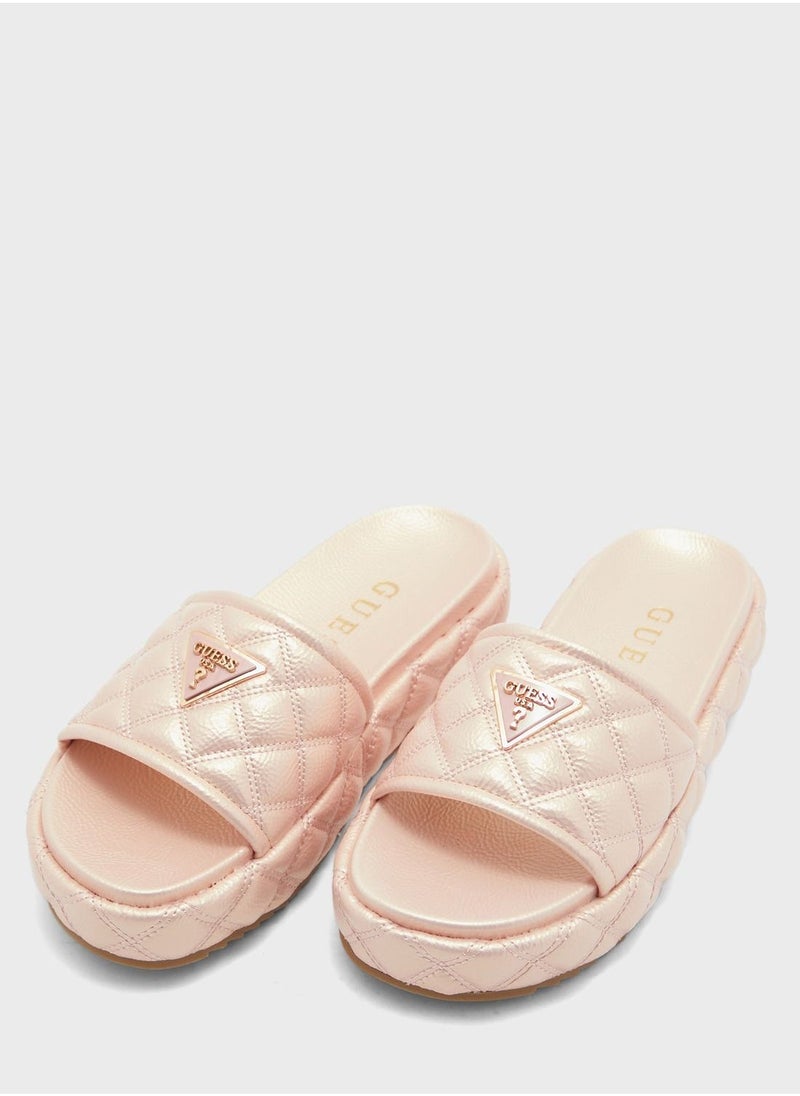 GUESS - Longo One Strap Sandals - Image 1