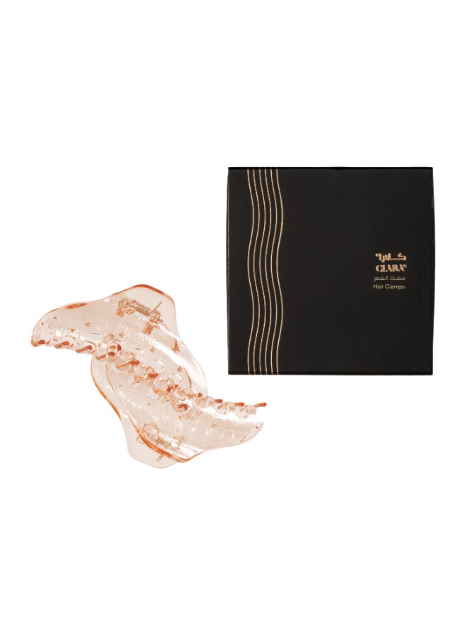 CLARA Hair Clamps Beige - Image 1