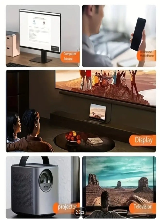 HDMI Male to Female Extension Cable 50CM, HDMI Extension Cable Suitable for Computers, Tvs, And Projectors - Image 4