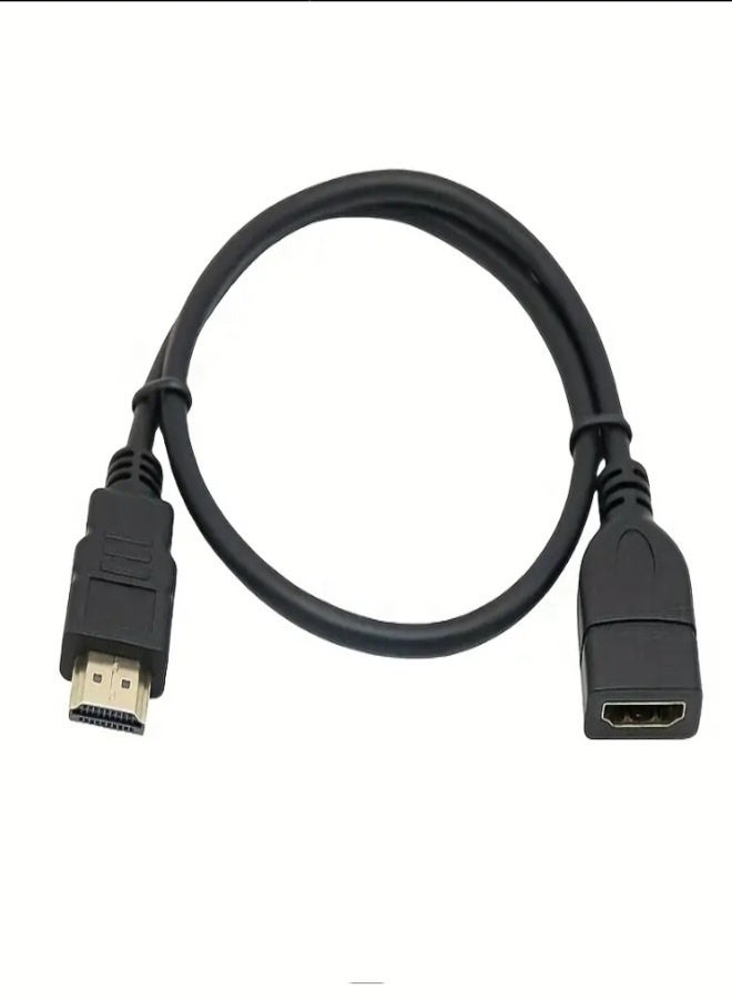 FUJISHKA HDMI Male to Female Extension Cable 50CM, HDMI Extension Cable Suitable for Computers, Tvs, And Projectors - Image 3