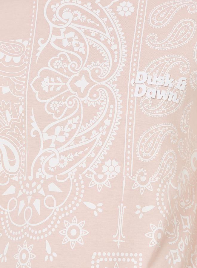 Styli Styli Paisley Print Acid Wash Oversized T-Shirt  - Image 3
