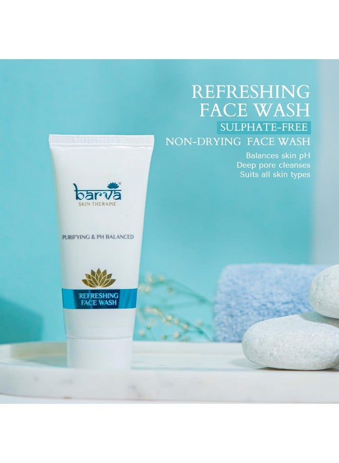 Barva Refreshing Face Wash with Neem, Aloe Vera & Peppermint, 50 ml - Image 2