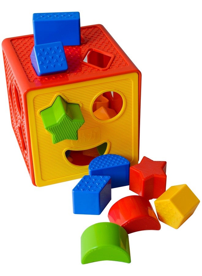 Play22 Baby Blocks Shape Sorter Toy - Childrens Blocks Includes 18 Shapes - Learning Color Recognition - Colorful Sorter Cube Box - My First Baby Toys - Toys Gift for Boys & Girls - Image 4