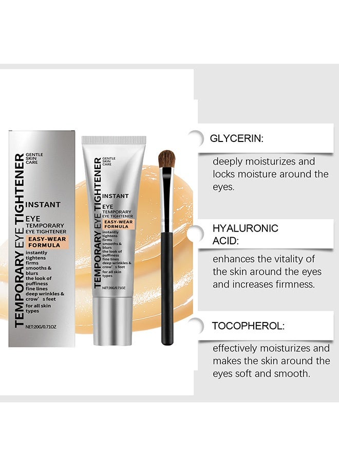 BARUBT Perfection Eye Tightener - Instant Firming Primer with Hyaluronic Acid & Vitamin E | Hydrating Lift for Tired Eyes, Smooth Finish & 24H Refresh (0.71oz) - Image 5