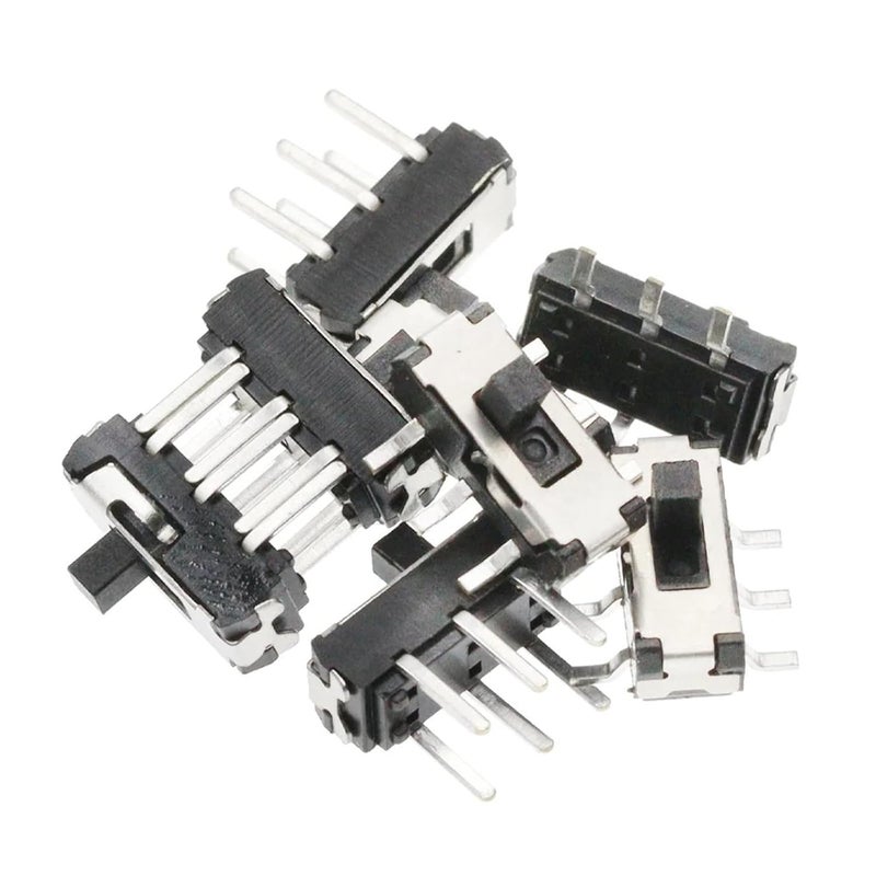 MSS22D18 مفتش انزلاقي SMD 2P2T 6 دبوس 2 مم عالي مصغر DIP لإلكترونيات DIY 10 قطع - Image 3