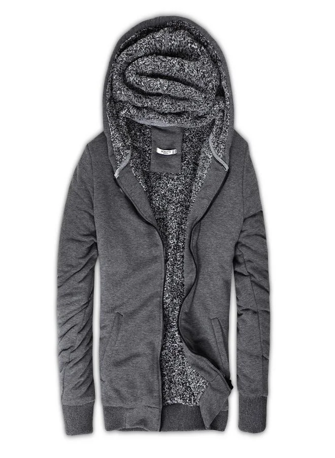 Buratti  Buratti Fur Lined Hooded Sweat Slim Fit Men's SWEAT 575708 for Men | Best Price UAE