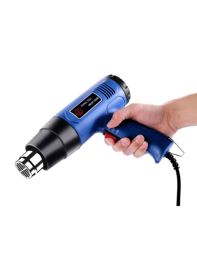 Classic Corded Electric Heat Gun, 1500W Heavy Duty Hot Air Gun, 2 Modes Adjustable For Paint Stripping, Shrink Wrapping, Bbq. Charcoal Heating, Soldering, Tube Bending, Protection. - Image 1