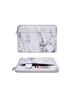 Laptop Sleeve Compatible With Macbook Air/Pro Retina, 13-13.3 Inch Notebook, Compatible With Macbook Pro 14 Inch 2021 2022 A2442 M1 Pro/Max, Canvas Marble Pattern Carrying Case Cover Bag, White - pzsku/ZA8E52F07A370E7D63F5AZ/45/_/1692935043/f60150cf-032e-43a8-8397-0f412918a8d9