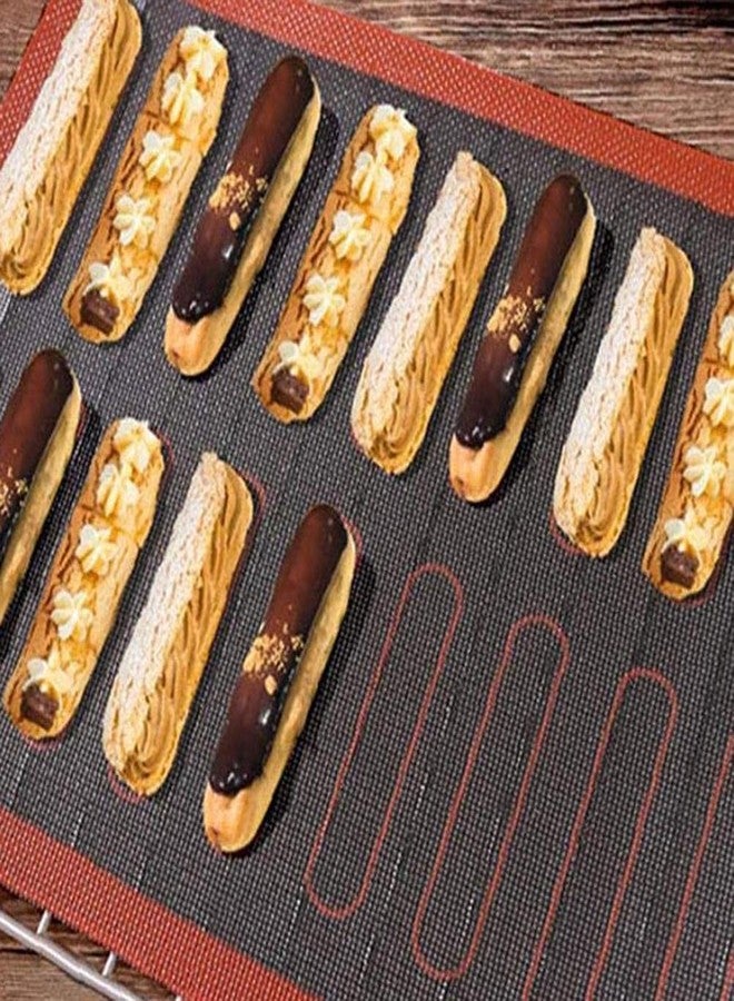 Zerodis Baking Mats, Baking Mat Baking Oven Sheet Liner for Baking Bread Pizza Cookie Silicone Baking Mat Non Stick Reusable Perforated (black) - Image 5