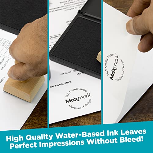 MaxMark Premium Refill Ink with Control Tip Bottle for Self-Inking Stamps, Brown Color - 2 oz. - Image 5
