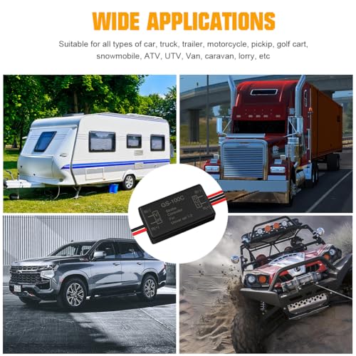 BJZ 2Pcs Flash Strobe Controller 12V 24V GS-100C Auto Car Flasher Module for Tail Side Clearance Top LED Lights Brake Stop Warning Grille Bumper Lights - Image 5