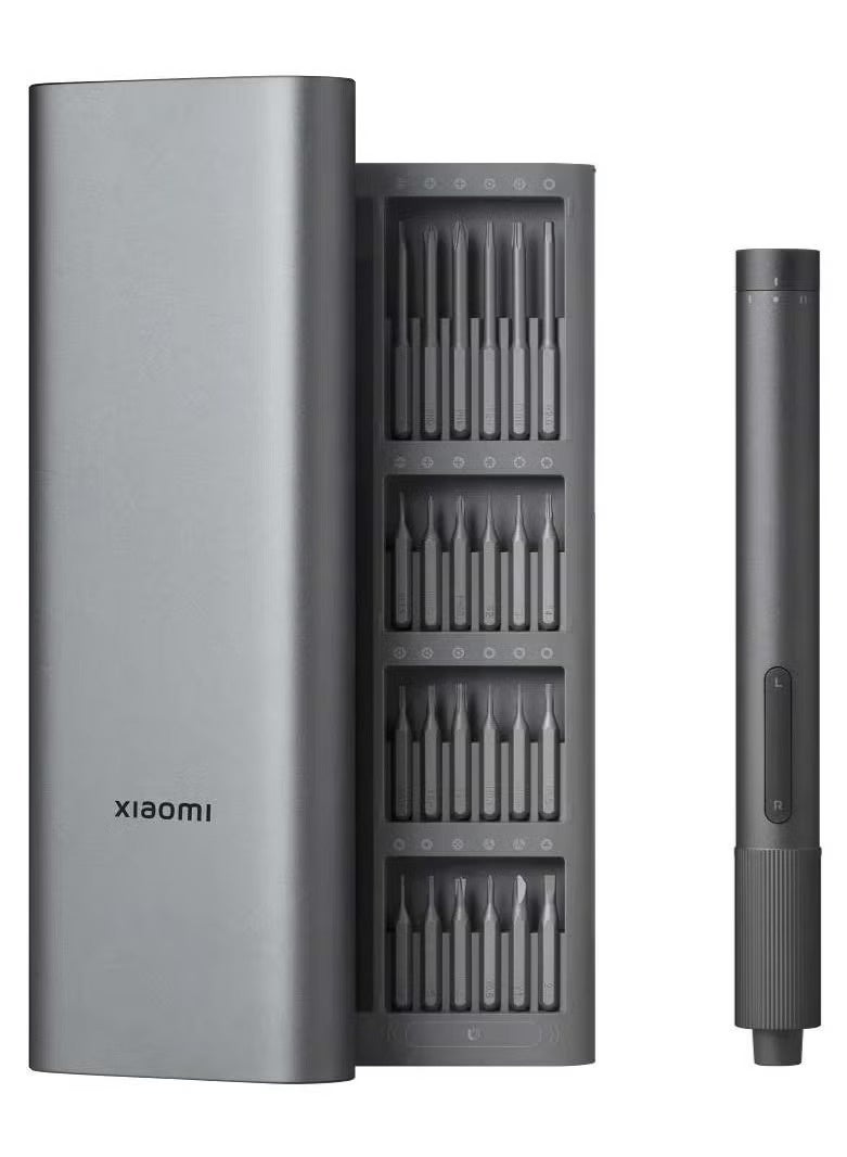 Xiaomi Electric Precision Screwdriver Kit (MJDDLSD003QW) – 24 S2 Steel Precision Bits, USB Type-C Rechargeable, 170 RPM Electric Screwdriver, Dual Torque Control for Electronics Repair - Image 1