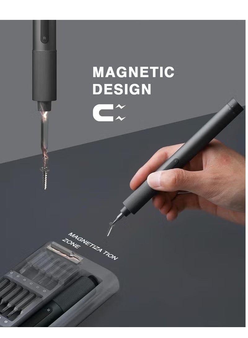 Xiaomi Electric Precision Screwdriver Kit (MJDDLSD003QW) – 24 S2 Steel Precision Bits, USB Type-C Rechargeable, 170 RPM Electric Screwdriver, Dual Torque Control for Electronics Repair - Image 4