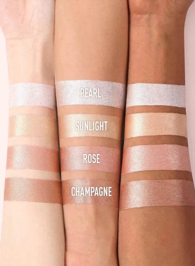 COSLUXE O TWO O Liquid Highlighter Galaxy Swirl, Dewy & Shimmer Finish, Long-Lasting Glow, Lightweight Face Illuminator, Buildable Shimmer Finish, 15ml (02 - Sunlight) - Image 2