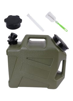 FIPKA Water Tank Fluid Portable Barrel Water Carrier for Camping 12L- green  - Image 1