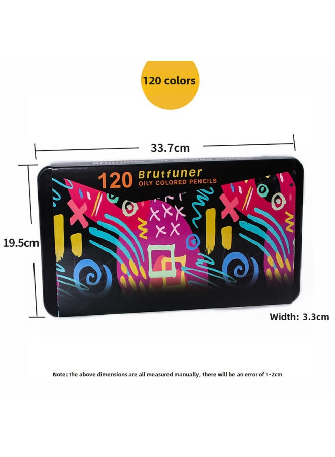 Brutfuner This Model 120 Color Color Pencil 180 Color Lead Oily Water Soluble Color Lead Comic Brush Color Pen Graffiti Gift - Image 1