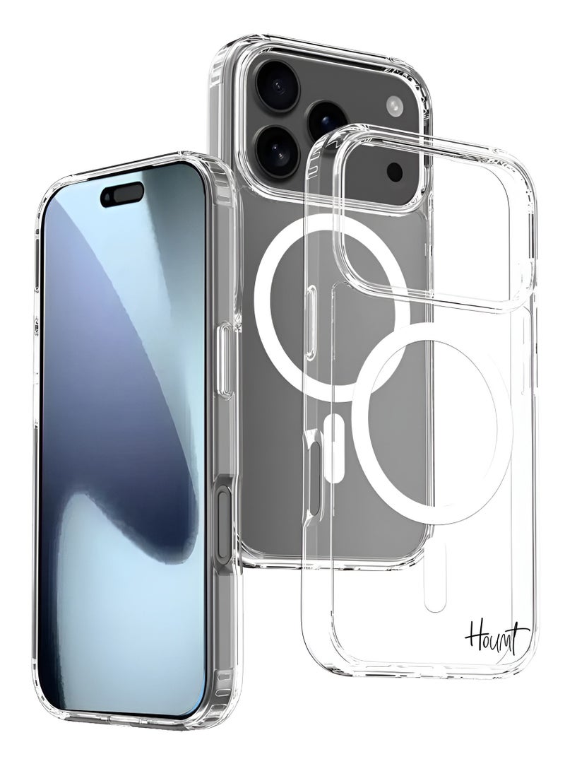 TIGER iPhone 17 Pro Case Magsafe, Wireless Charging Support Clear iPhone 17 Pro Cover Anti Scratch Shockproof Protective Phone Case for Apple iPhone 17 Pro 6.3inch - Image 1